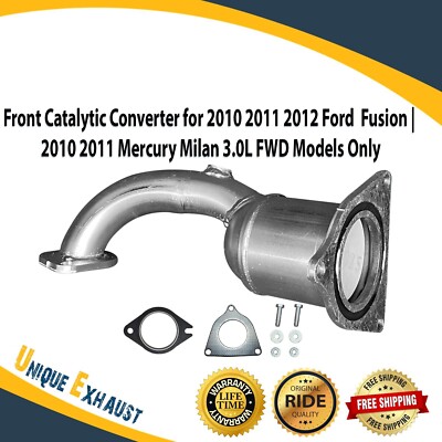 Front Catalytic Converter for 10-12 Ford Fusion | 10-11 Mercury Milan 3.0L NEW