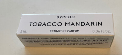 tobacco mandarin sample Byredo Night Veils Tobacco Mandarin Perfume Extrait, 2mL Sample