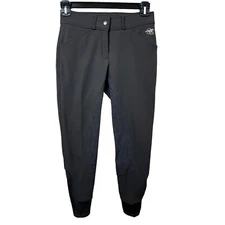 Piper by SmartPak Women's 24R Riding Pants Breeches Dark Gray Equestrian Horse