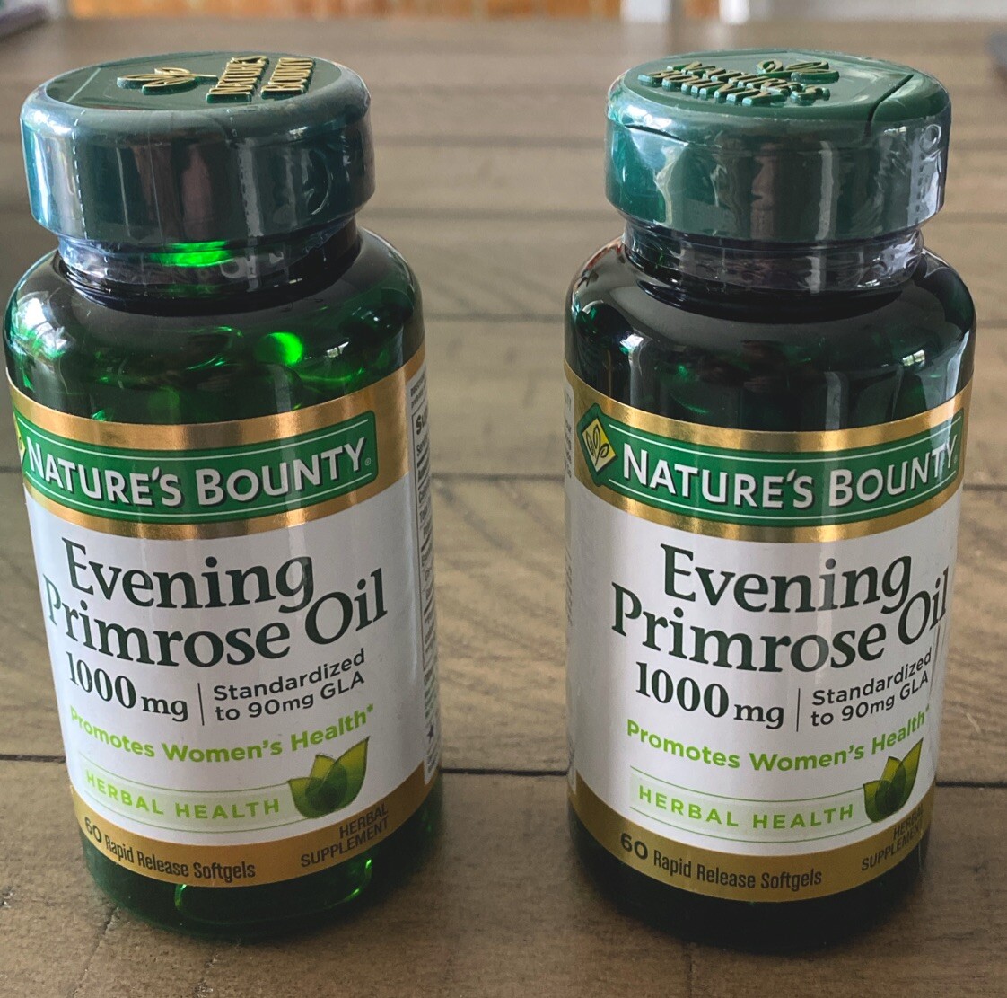 Nature's Bounty Evening Primrose Oil 1000 mg 120 Rapid Release Softgels