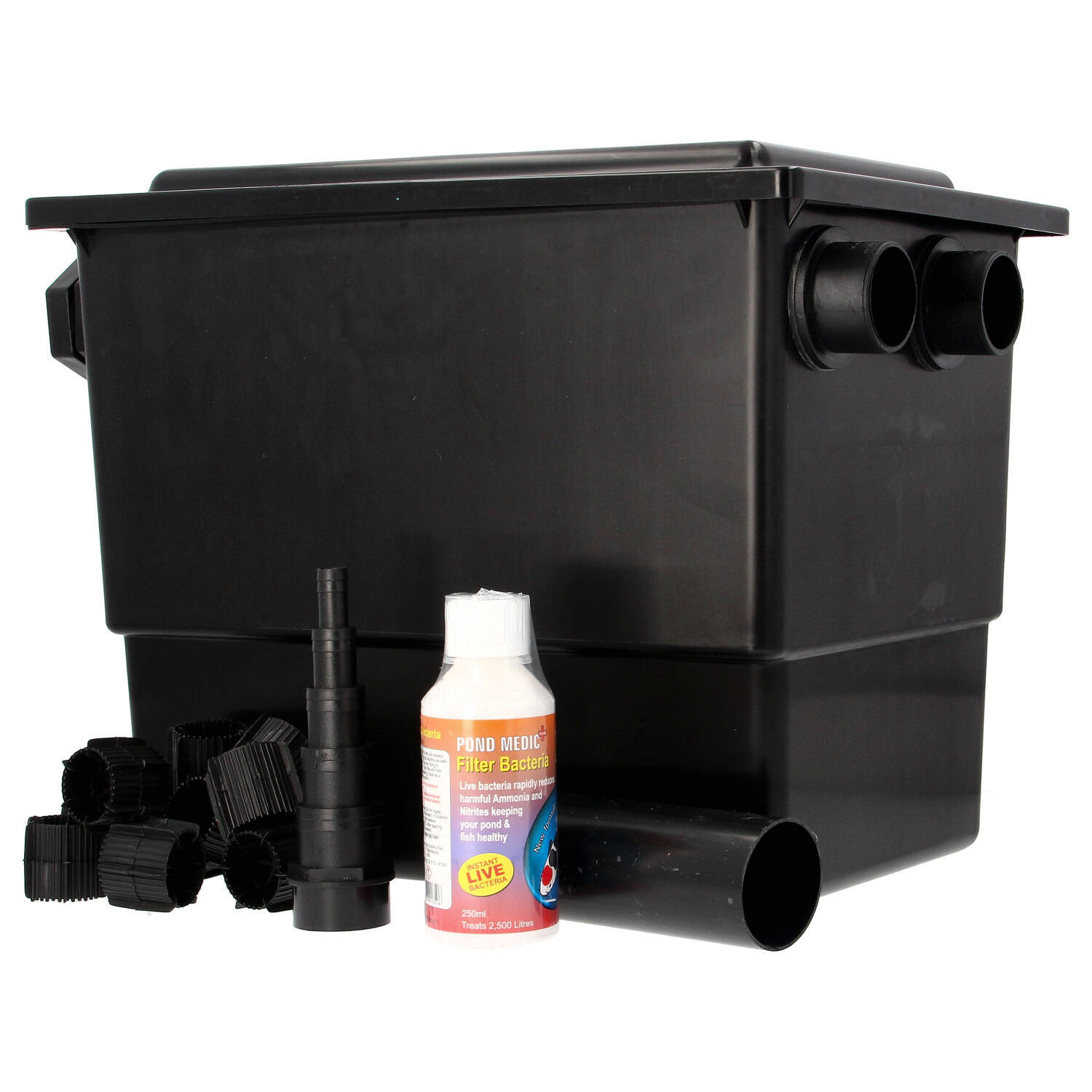 Kockney Koi Mega Black Box Pond Filter High Flow Rate Easy Fish Koi