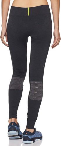 ASICS Seamless Ladies Running Leggings Performance, Black Heather, XS - Picture 2 of 4