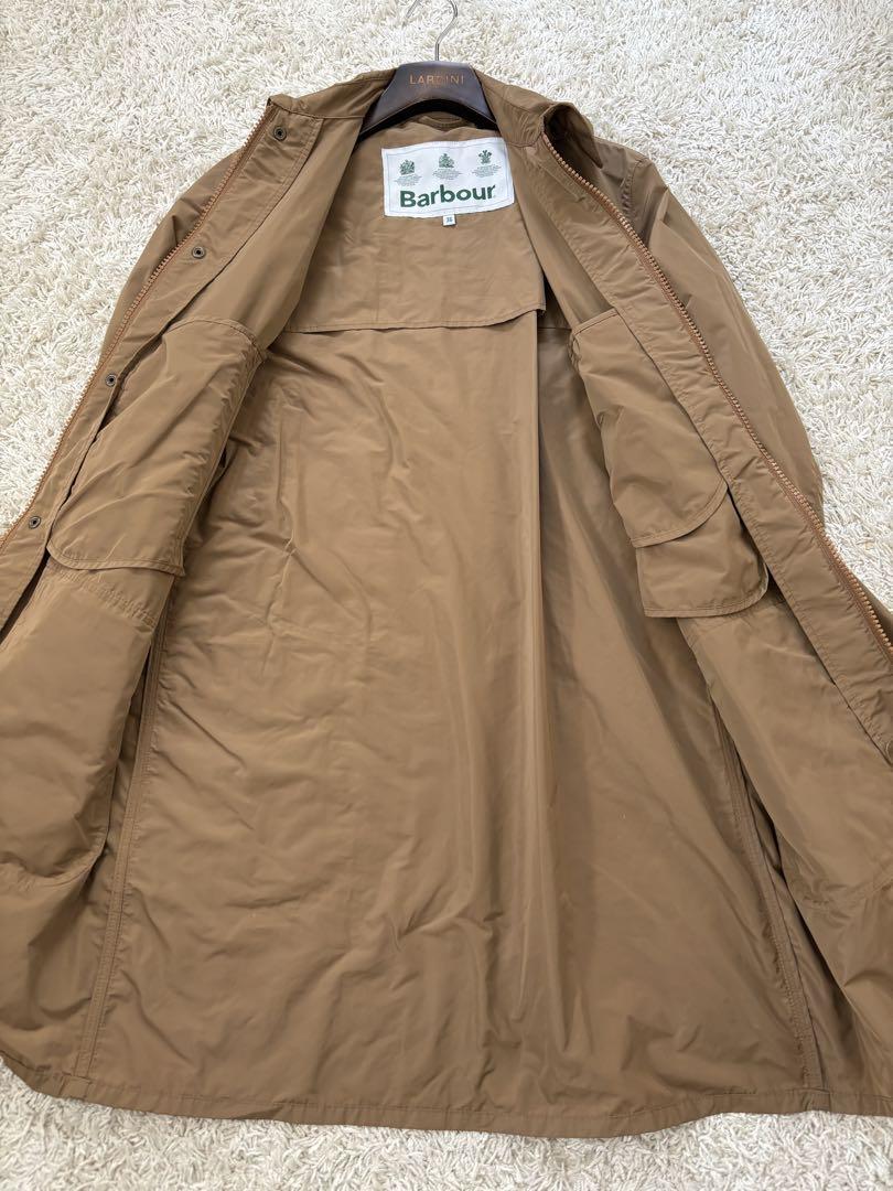 Barbour Shape Memory Border Camel Beige Jacket Size 36 Used