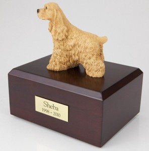 cocker spaniel ashes urn