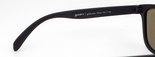 Gafas de sol polarizadas cuadradas sin deslizamiento Goodr OG Active 53-12-151 - Imagen 179 de 217