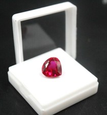 Use For Making Ring10.85Ct Certified Natural Burma Red Ruby Pear Cut Gems YV1110