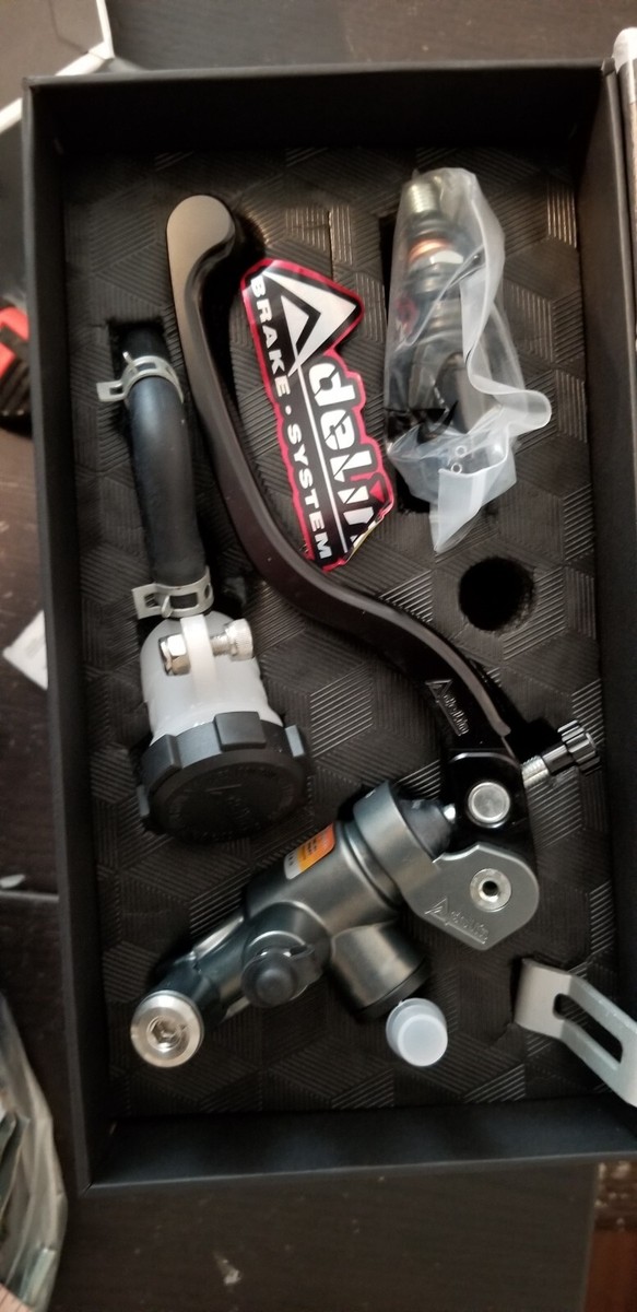 LEFT side Radial Master Cylinder Stunt Bike Brake Grey FZR YZF CBR