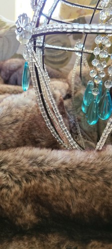 250gr Vintage Venetian Italian clear tube bugle macaroni Beaded Chandelier beads - Imagen 10 de 10