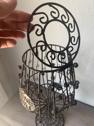Porte-verre à vin en liège décoration métal AOÛT2020 - Photo 10/12