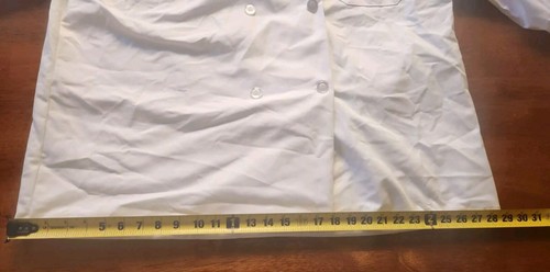 (5) Red Kap Eight Button Chef Coat with Thermometer Pocket XXL - Picture 8 of 11