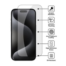 For Apple iPhone 15 9H Premium Clear Tempered Glass Screen Protector
