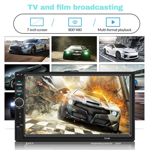 Radio Estereo De Pantalla Para Coche Carro Doble Din MP5 Radio for Android / IOS - Picture 10 of 17