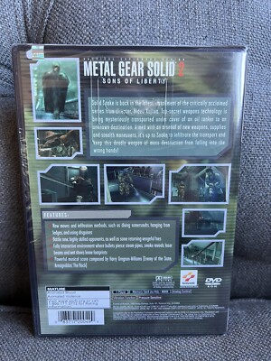 2002 PS2 Metal Gear Solid 2: Sons of Liberty Greatest Hits