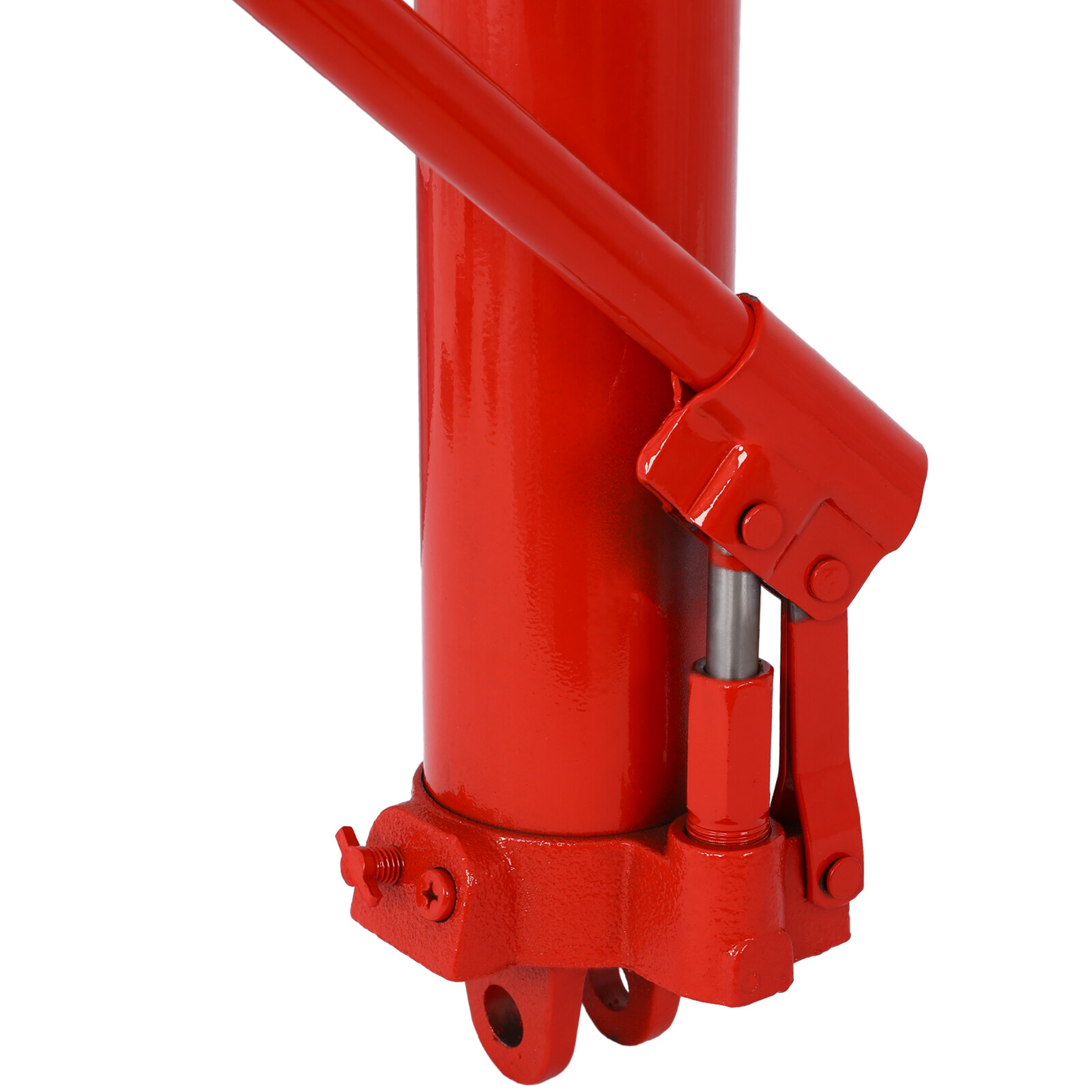 Hydraulic Long Ram Jack with Single Piston Pump and Clevis Base 8 Ton Capacity