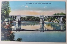 Vintage Postcard - Scene On Flint River, Bainbridge, Georgia