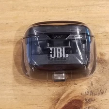 JBL Tune Buds TWS Replacement OEM CASE ONLY Clear Black 0382