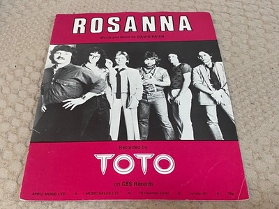 SMF22 SHEET MUSIC, TOTO : ROSANNA