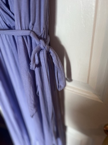 Ingrid & Isabel Flutter Short Sleeve Knit Maternity Lavender Dress Size XXL - Picture 5 of 18