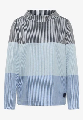 Cecil Colorblock Jacquard Shirt in der Farbe Universal Blue - Bild 1 von 4