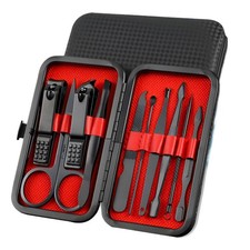 Moogogo Nail Clippers for Men, Stainless Steel Manicure Kits 10 Pieces Set...