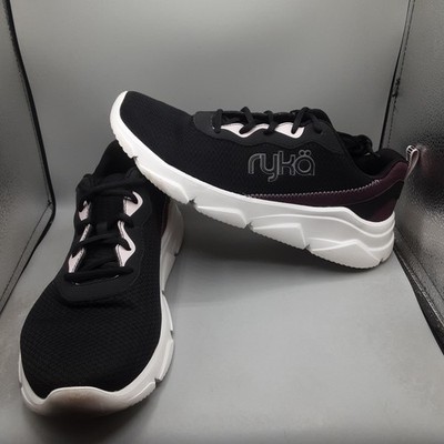 Ryka Glide Sneakers Women's 12M Black Max Cushion A126