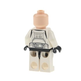 1x Lego Minifigure Star Wars Episode 2 Clone Trooper Phase 1 White 75016 sw0442