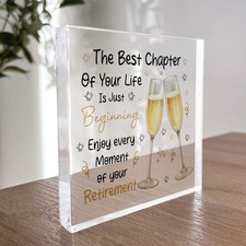 Retirement Gifts For Women Men Acrylic Plaque Retirement Gifts Leave Job Gifts