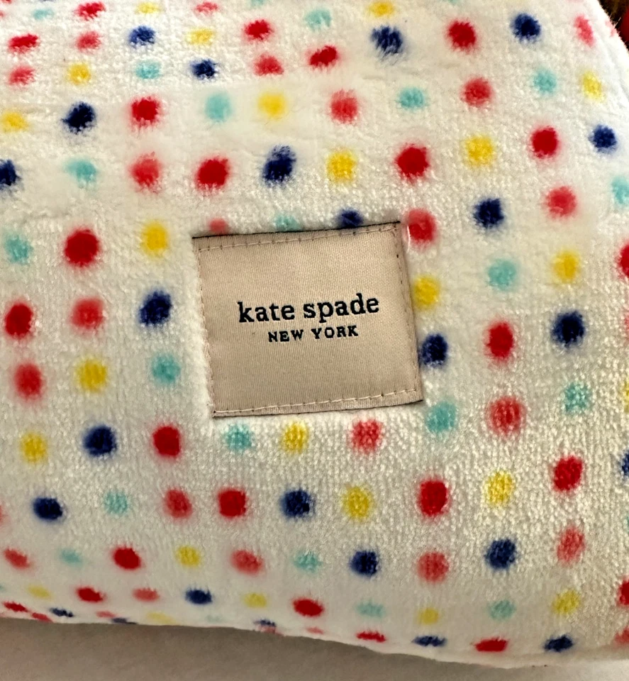 设计师 Kate Spade 毛绒睡枕多色圆点二手 #5002 — 第 4/4 张图片