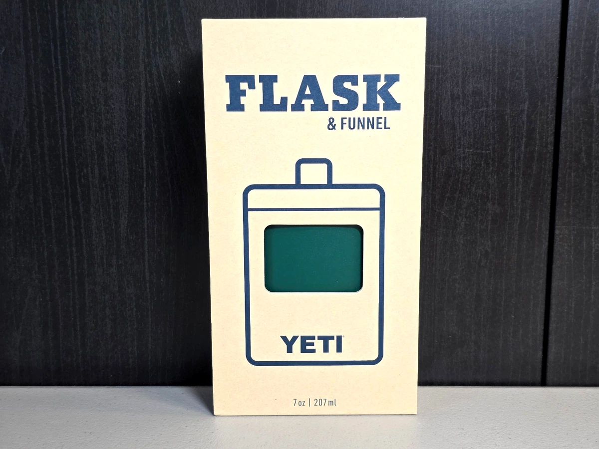 Yeti Flask Black Forest Green 7 oz With Funnel Genuine for sale