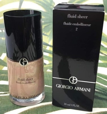 Giorgio Armani Fluid Sheer Liquid Highlighter 1 oz / 30 ml F/S Pump Bottle NIB
