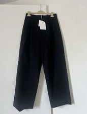 £1380 The Row Rufos pants in black – worn once, with tags and proof of purchase