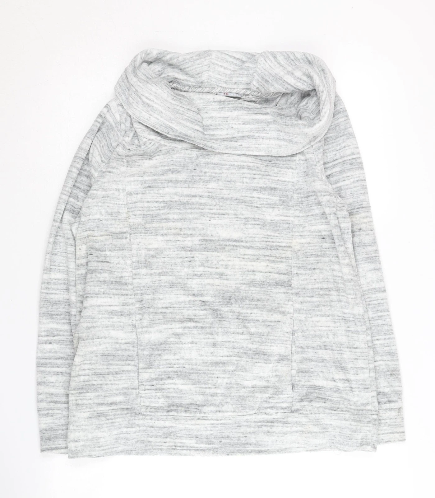 Tommy Hilfiger Women's Grey Pullover Hoodie, Size L