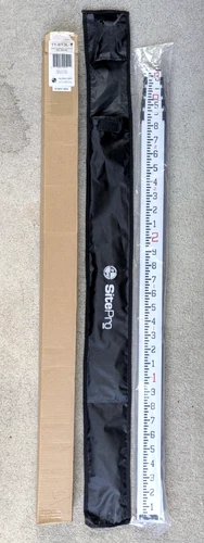 Dave White's SitePro 13' Compact Leveling Rod Tenths 11-813L-T - product listing photo