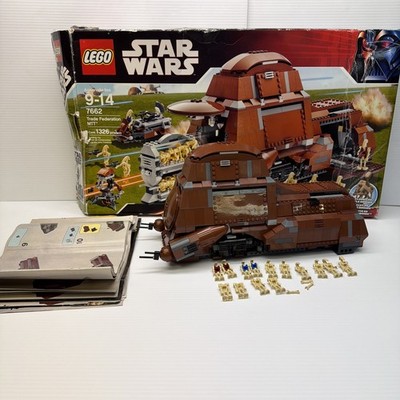 Star Wars Lego Trade Federation MTT Set 7662 Near Complete Box + Instructions