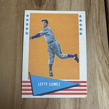 Fleer 1961 Baseball Greats Lefty Gomez #34 New York Yankees MLB Baseball