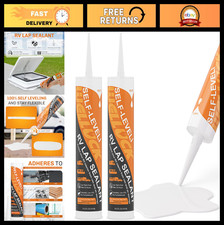 2PC Self-Leveling RV Roof Sealant Caulk - Waterproof, UV Resistant, Flexible Rep