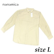 Nanamica Wind Shirt Yellow L Regular Collar Japan-made Lightweight JAPAN