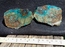 Shattuckite or Quantum Quattro End Piece and Slab