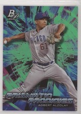 2018 Bowman Platinum Prismatic Prodigies Green 18/99 Adbert Alzolay #PPP-19 1u6