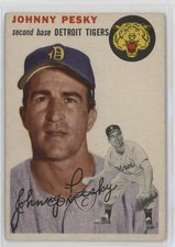 1954 Topps Johnny Pesky #63 2u3