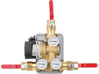 Ladeventileinheit Termovar Mit Pumpe Grundfos Upm 3-70 Messing, DN25(1'), 72°C