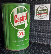 Original Vintage CASTROL XL OIL 5 Gallon Drum unrestored collectable