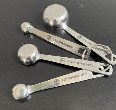 Le Creuset Stainless Steel Measuring Spoons, Set Of 4, France
