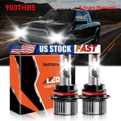 For Dodge Ram 3500 2003-2005 Front LED Headlight Bulb Combo High Low Beam 6500K