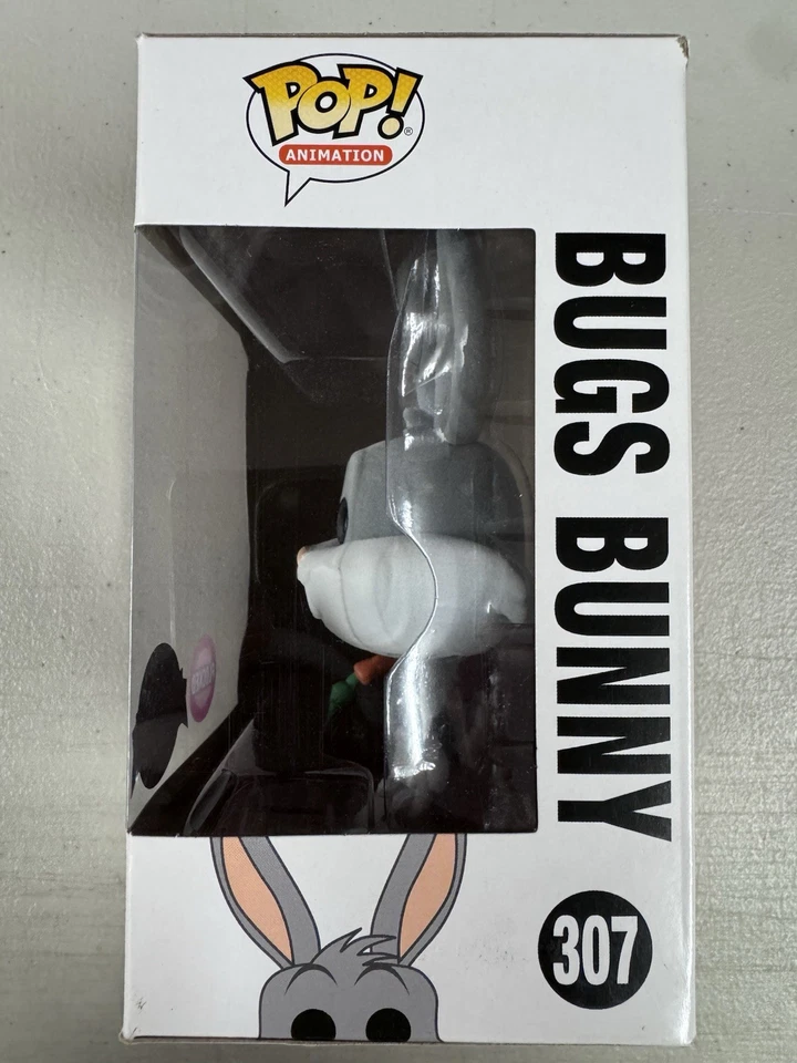 Bugs Bunny (Flocked) 307 ~ Looney Tunes ~ Funko Pop Vinyl + FREE POP PROTECTOR - Image 2 of 4