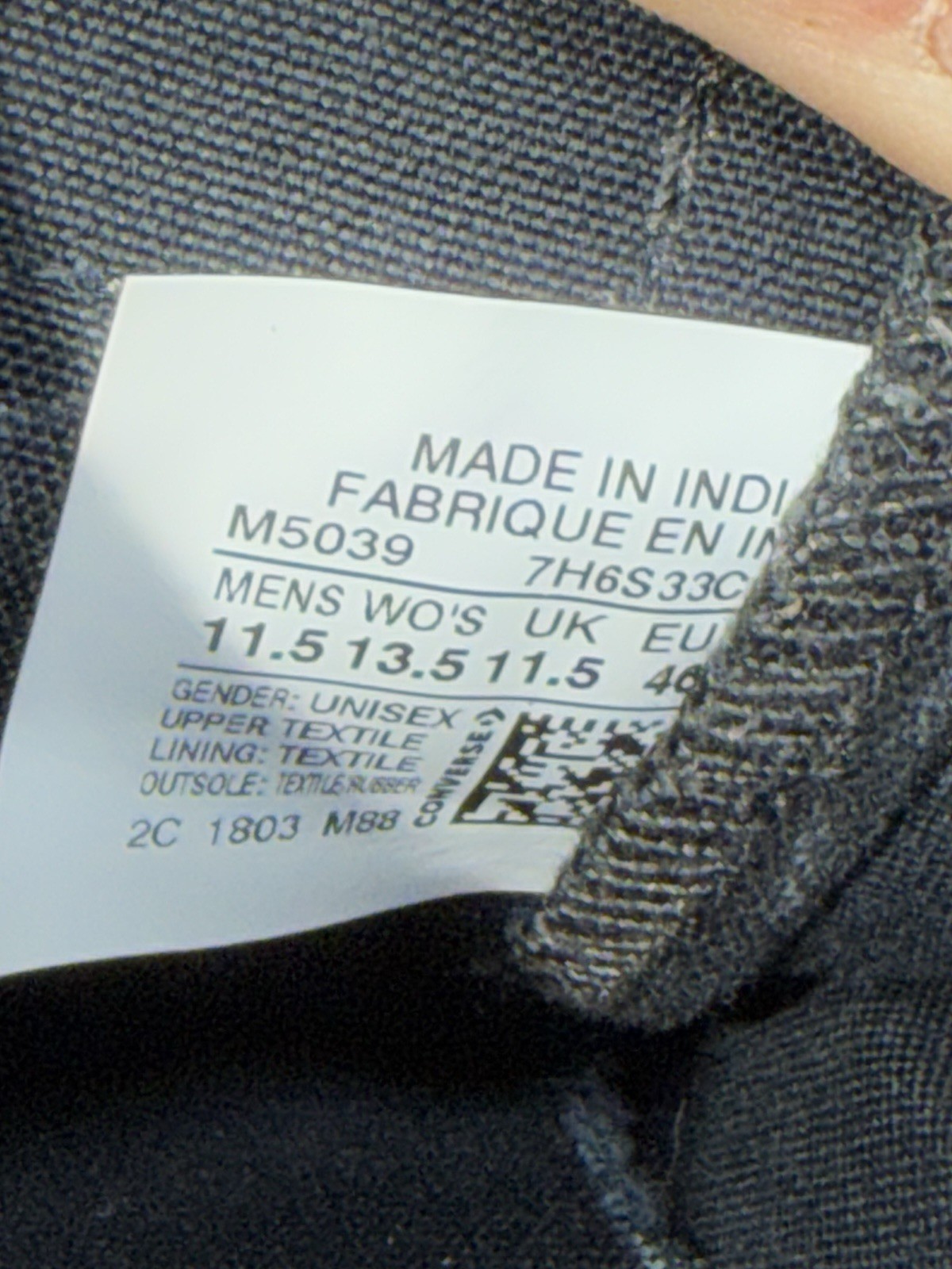 Converse Chuck Taylor All Star OX Mens Size 11.5 Black Athletic Shoes Sneakers thumbnail 9