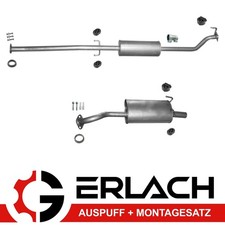 Auspuffanlage für Honda CR-V MK III 2.0 iVtec 16V Auspuff 7830