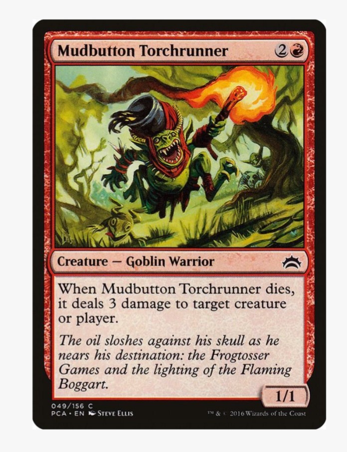 Mudbutton Torchrunner |Planechase 2012 PC2 |MTG Magic Card | Goblin Warrior | LP