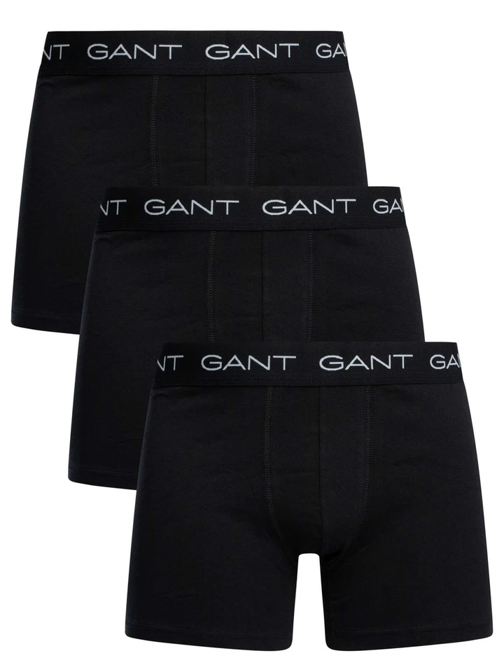 GANT Pour des hommes Pack de 3 boxers, Noir - Photo 1/4