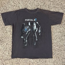 Vtg 2011 Portal 2 Video Game Promo Shirt Sz M...